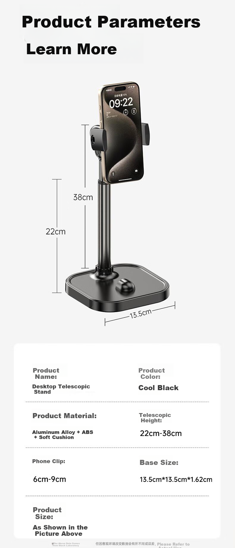 KOVOL White Adjustable Telescopic Mobile Phone Stand Desktop Live Streaming Shooting Support Bracket for Online Classes Apple iPad Air 17 Lazy Video Watching Tool 10
