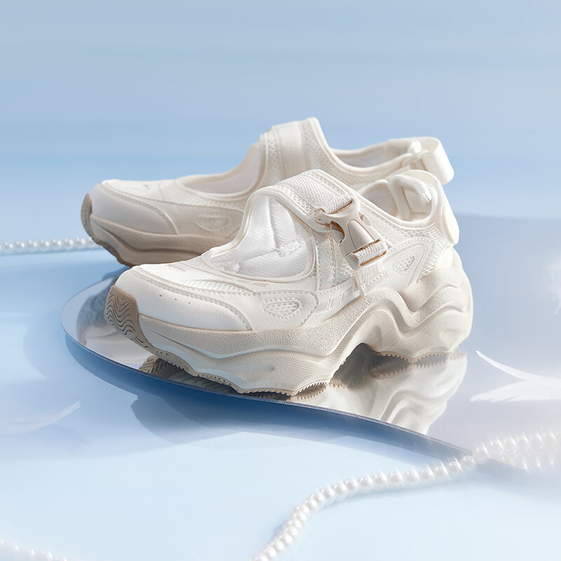 361° Women's Summer Sports Outdoor Dumpling Sandals Casual Shock-Absorbing Soft Sole Water Shoes 682626776-1
