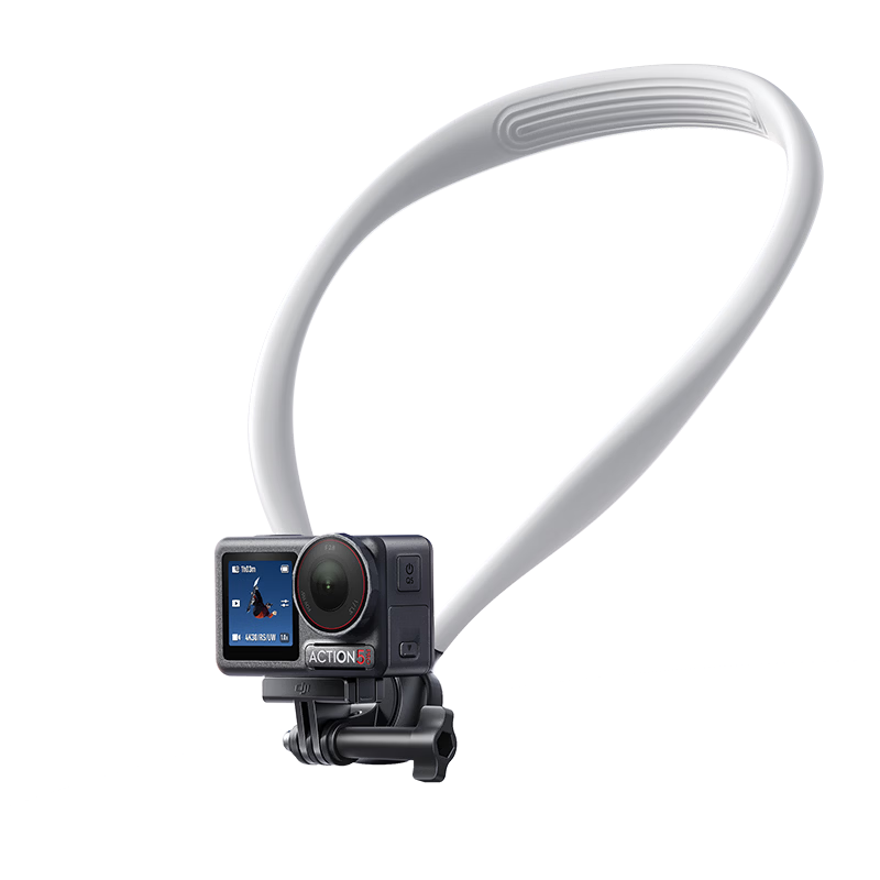 JIAHUACAI DJI Action5 Pro/4/3 Neck Strap Mount Adapter for Feiyu Ace Pro2 Sports Camera GoPro 13/12 Magnetic Quick Release Outdoor Cycling Fishing Shooting Bracket