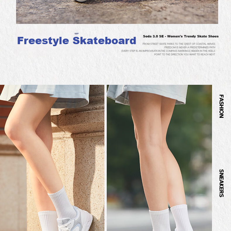 361° Women's Sports Shoes Soda 3 Spring Summer Breathable Retro Thick Sole Casual Sneakers 682616619-4 19