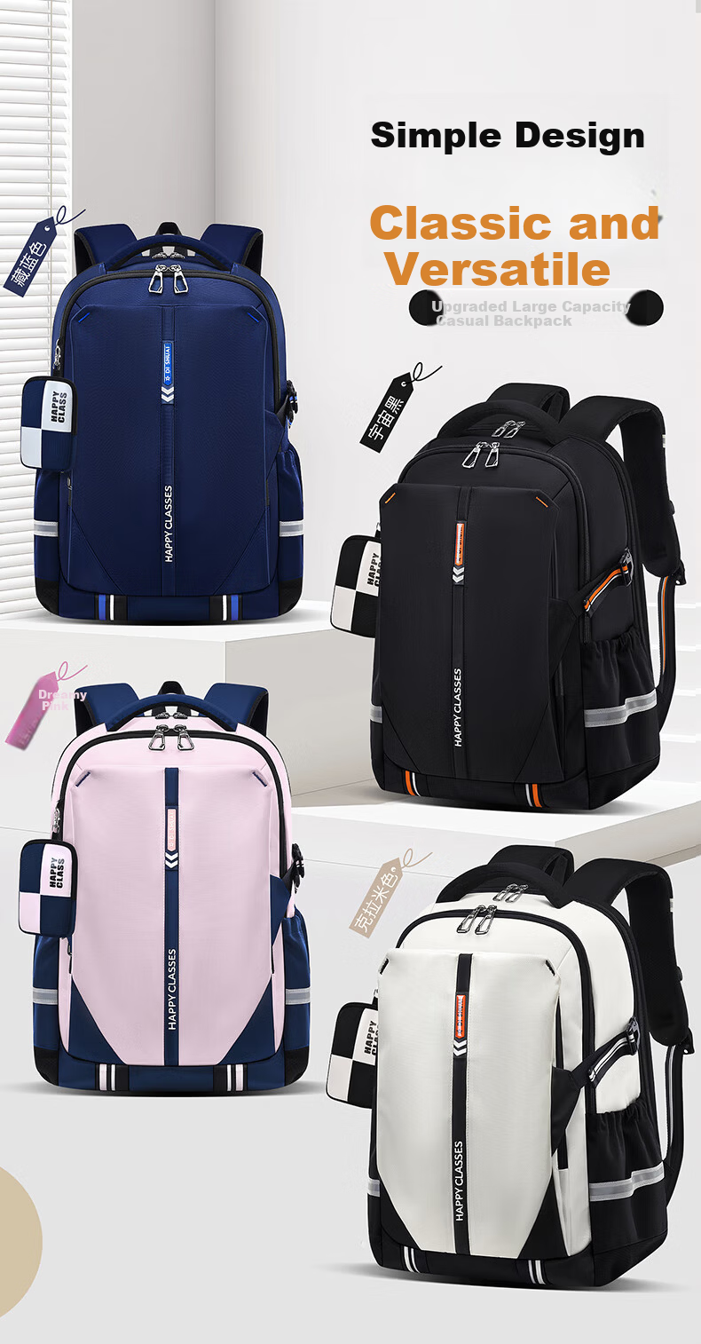 Dishuai Large Capacity Water-Resistant Breathable Lightweight Travel Backpack for Middle School, High School, and College Students 6
