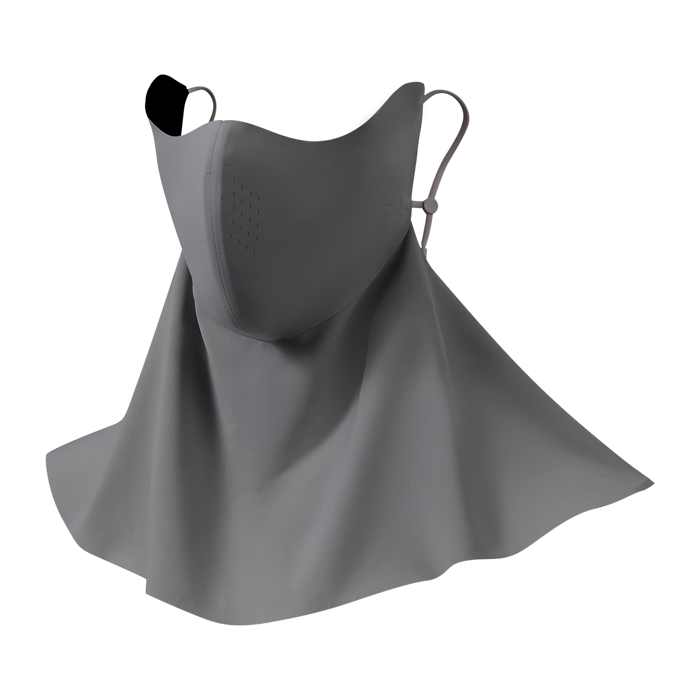 Nanjiren Women's Summer Sun Protection Face and Neck Mask Outdoor Driving Cycling Sun Shield Mask Dark Gray