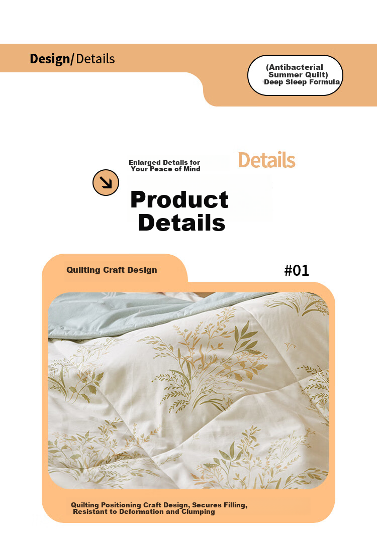 Wuyinliangpin Children's Summer Cooling Quilt, Air Conditioning Blanket, Infant And Toddler Nap Quilt for Kindergarten, Spring And Autumn Thin Quilt, Spring Style, 100x150cm 9
