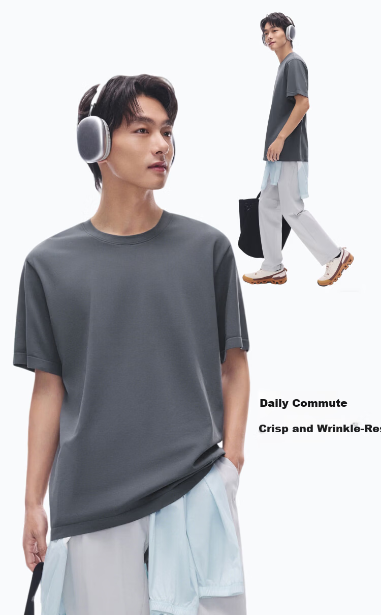 Beneunder Men's Outdoor Sports Quick-Dry Breathable Bare-Feel Base Layer Short Sleeve T-Shirt DR023 Coconut White XL 10