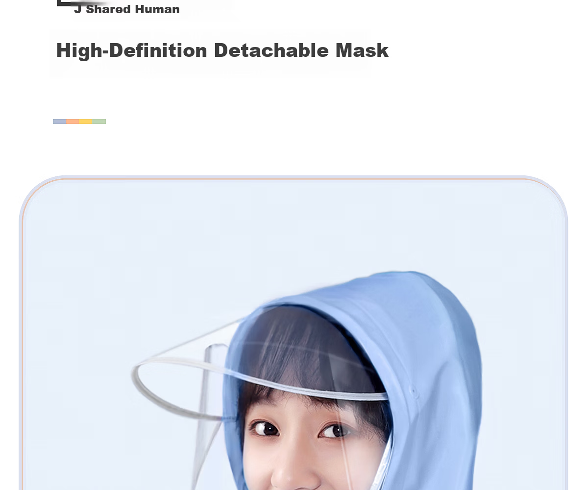 Beimei Electric Scooter Extra Large Thickened Raincoat Women's Single-Person Motorcycle Bicycle Anti-Wind Heavy Rain Poncho 6