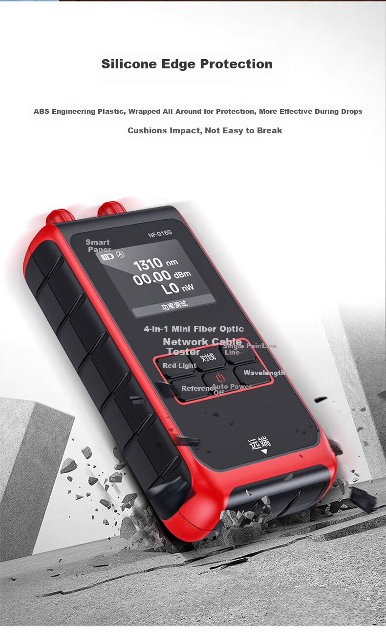 Smart Mouse NF-916S Optical Power Meter Red Light All-in-One Network Cable Tester Network Tester High-Precision Single-Head 6