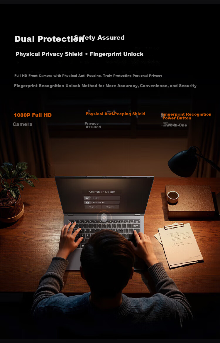 Lenovo Laptop Laiku Air14 3rd Gen Core i5 315 High Color Gamut Ultra-light 990g Slim Office Notebook 12GB+512GB 10