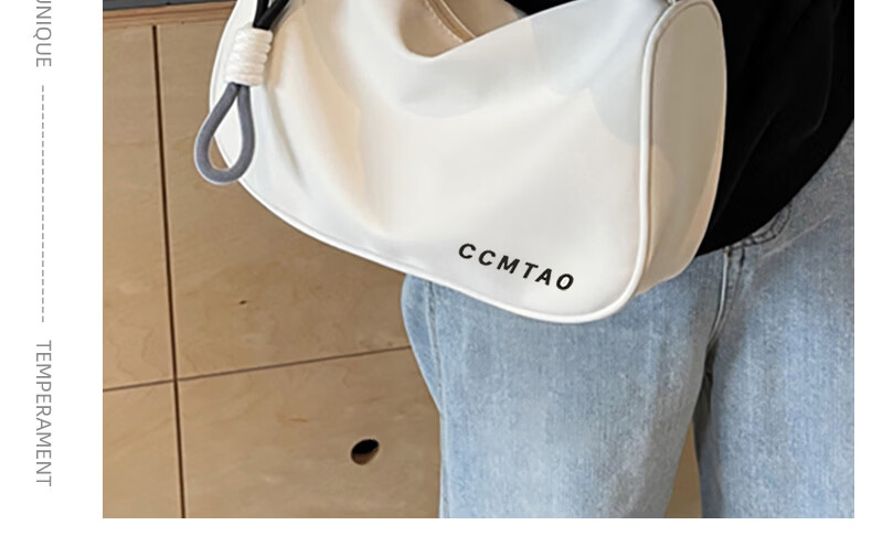 Aegean Sea Women's Shoulder Bag Crossbody Canvas Bag Commuter Fashion Light Luxury Birthday Qixi Valentine's Day Gift for Girlfriend 4