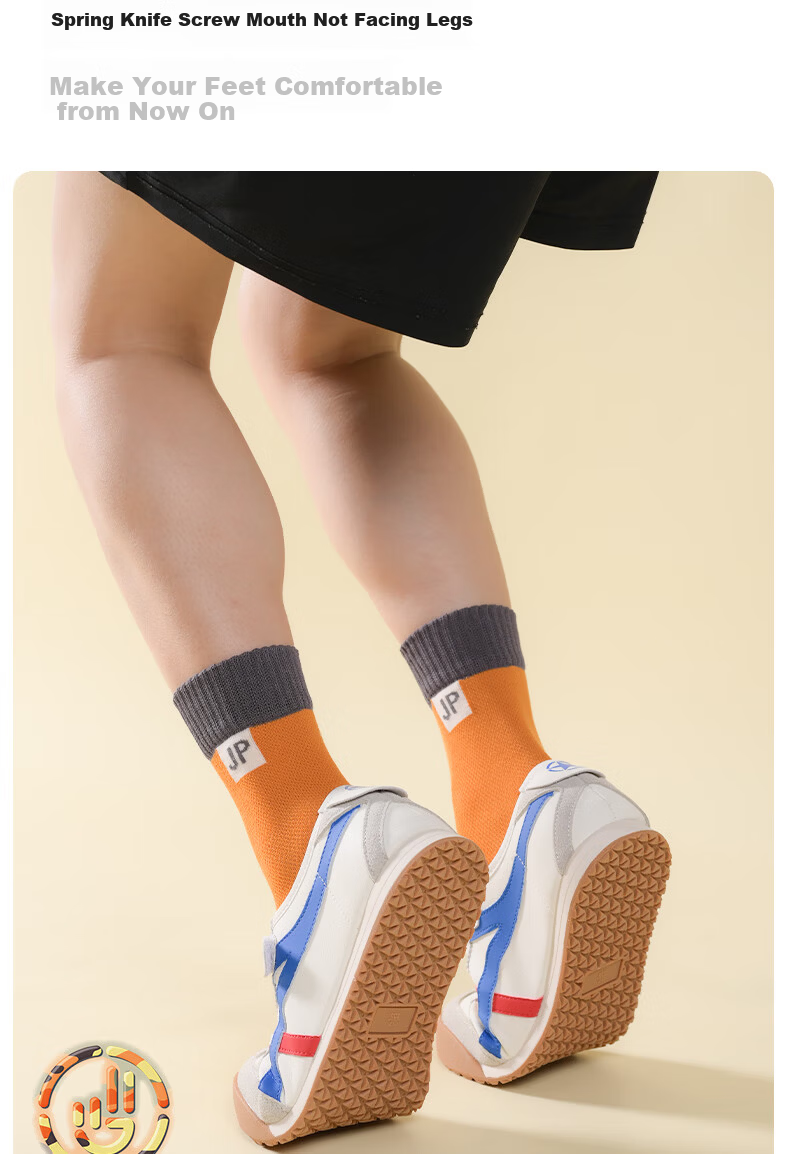 JEEP Kids Socks Summer 100% Cotton 10A Antibacterial Boys Mid-Calf Odor-Resistant Breathable Mesh Baby Socks 11