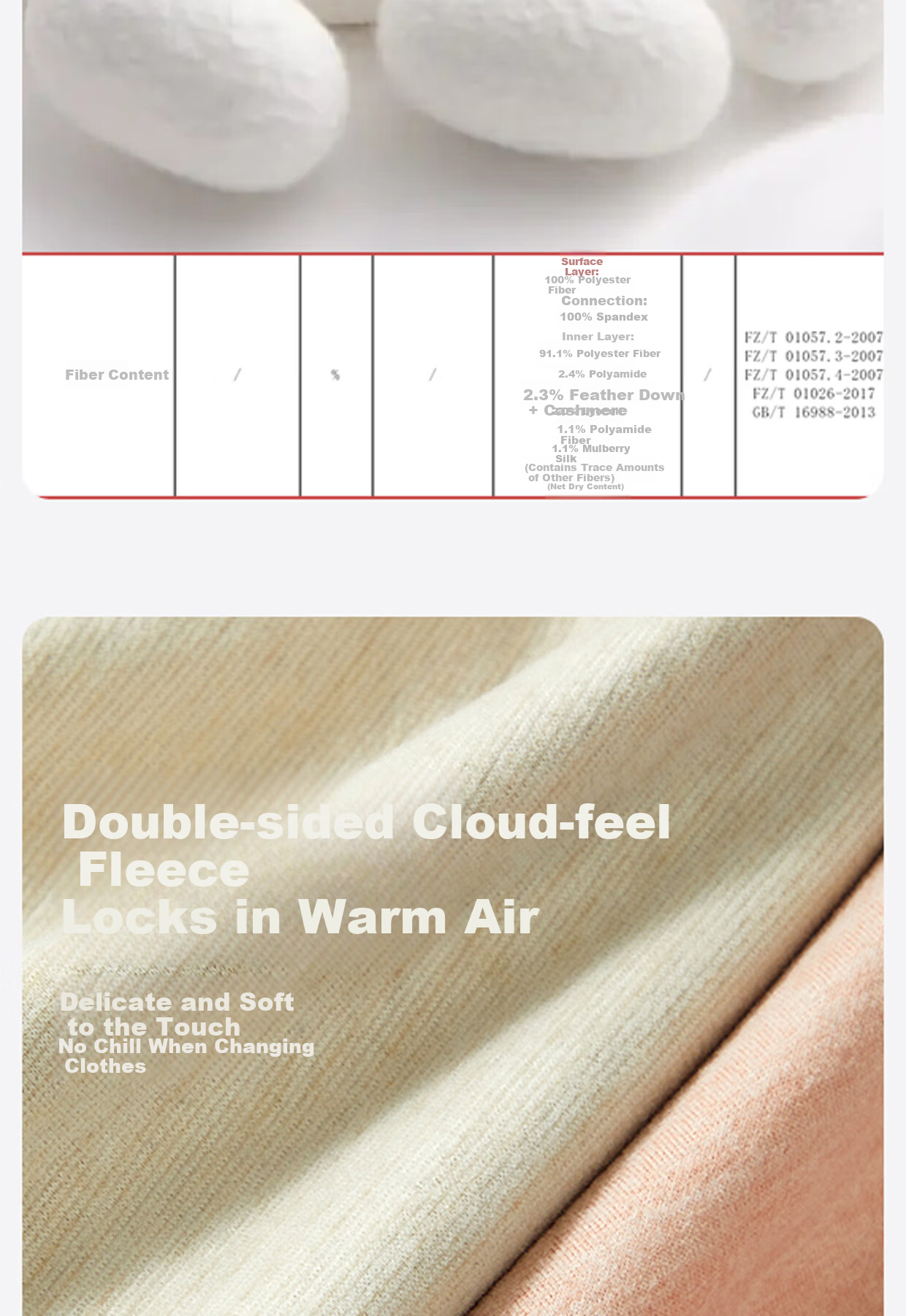 Urban Beauty Women's Thermal Underwear Set Autumn Long Johns Winter Cashmere Silk Cold-Resistant Derong Heating Crew Neck Seam-Locked Set 7