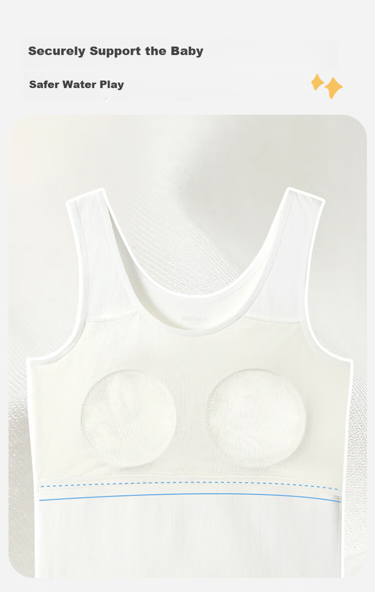 Jiusuiban Girls' Vest with Chest Pad, Thermal Seamless Long Bra Top for 11-12 Year Old Girls 6