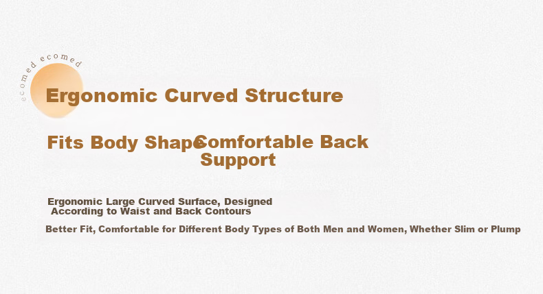 Ecomed German Back Massager Massage Cushion Waist Massager Neck Cervical Shoulder Office Massage Backrest Full Body Practical Birthday Gift for Parents Elders 14