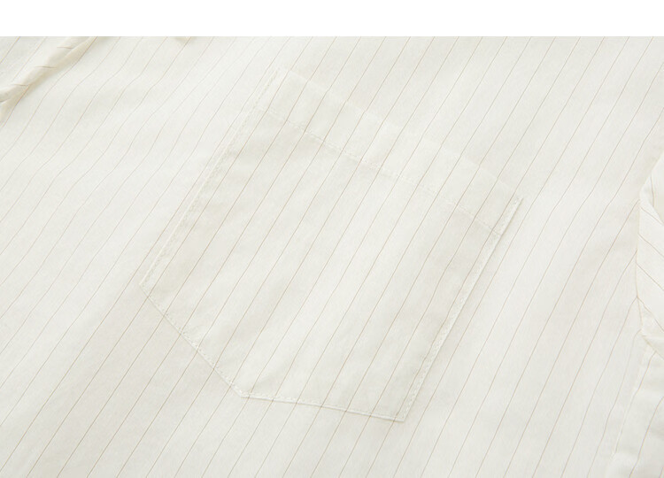 Demana [Cloud Oxygen Cotton] Summer National Style New Chinese Striped Frog Button Diagonal Collar Wide Sleeve Loose Slim Shirt for Women Premium Feel 14