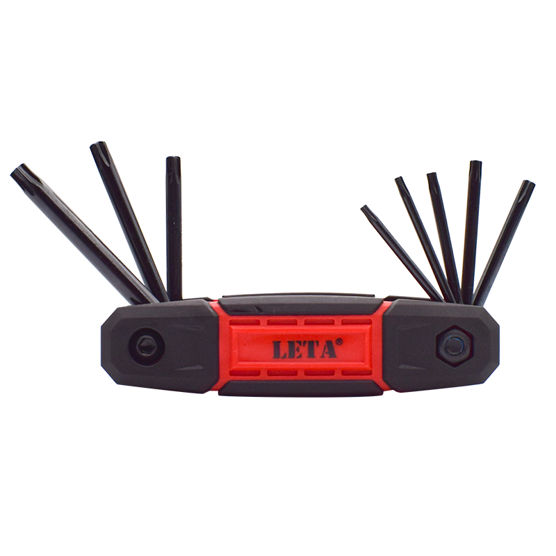 LETA Foldable Metric Hex and Torx Wrench 8-Piece Set LT-HW203