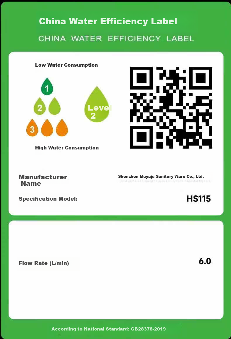 Jiayun [New German Style] Adjustable Rotatable Pressurized Shower Head with Switch High-Pressure Water Flow 36