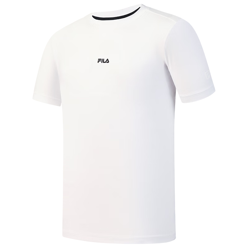 FILA Official Ning Zetao Men's Knitted Short Sleeve Shirt 2026 Summer Fitness Sports Moisture-Wicking Quick-Dry T-Shirt