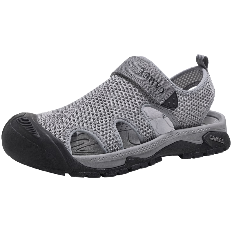 CAMEL Summer Open-Toe Breathable Outdoor Sports Casual Beach Hiking Sandals G16M307030 Gray Size 41