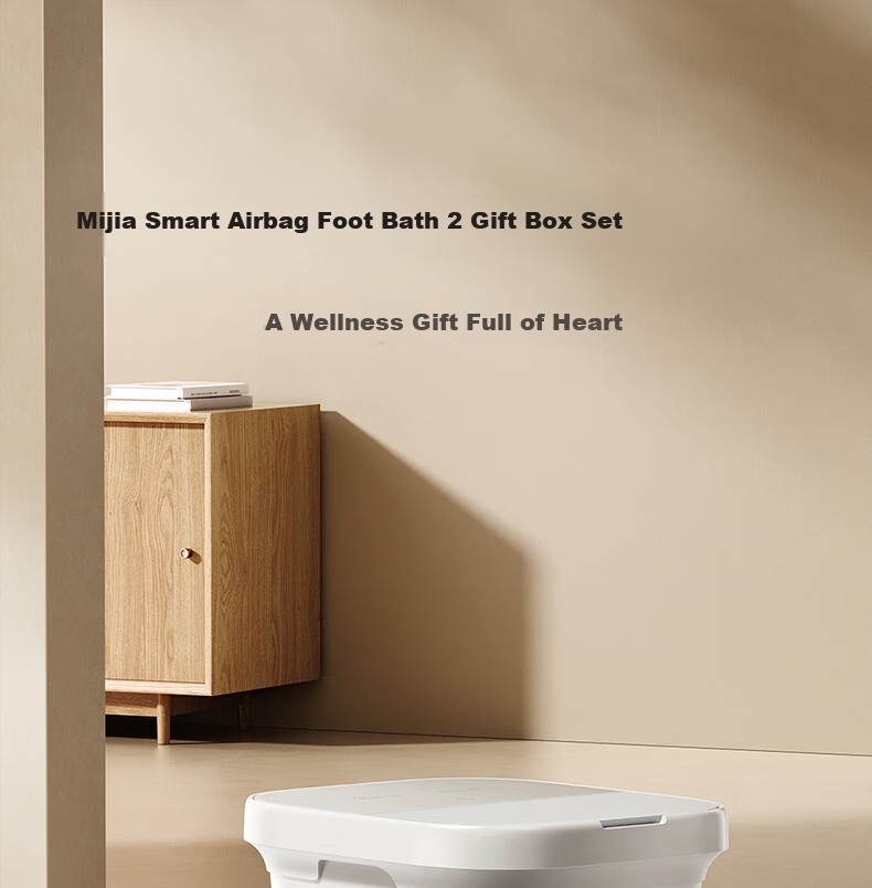 Mijia Xiaomi Automatic Constant Temperature Heating Airbag Massage Foot Bath Basin Intelligent Sterilization Foot Soak Tub for Calf Foot Bath Birthday Gift for Mom and Women 2