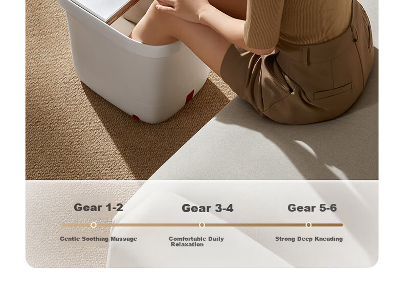 Mijia Xiaomi Automatic Constant Temperature Heating Airbag Massage Foot Bath Basin Intelligent Sterilization Foot Soak Tub for Calf Foot Bath Birthday Gift for Mom and Women 14