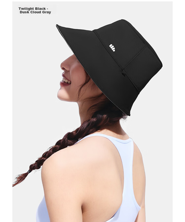 Beneunder Women's Reversible Fisherman Hat, Sun Protection Cap, Sun Visor, UV-Resistant Full Face Sunshade AL501 Coconut White 17