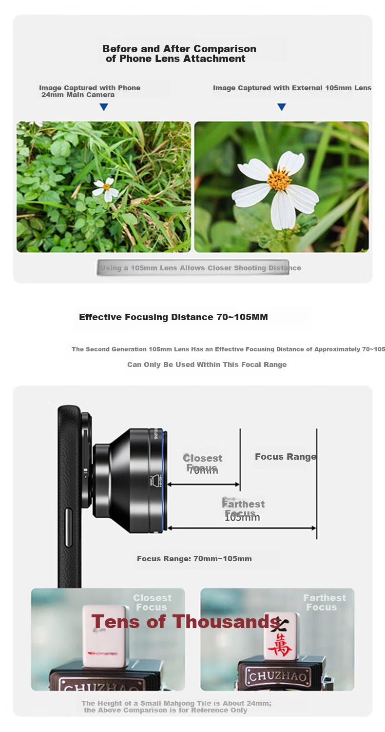 NEEWER Magnetic Stackable Modular Macro Lens for Mobile Phones (4PCS) 14