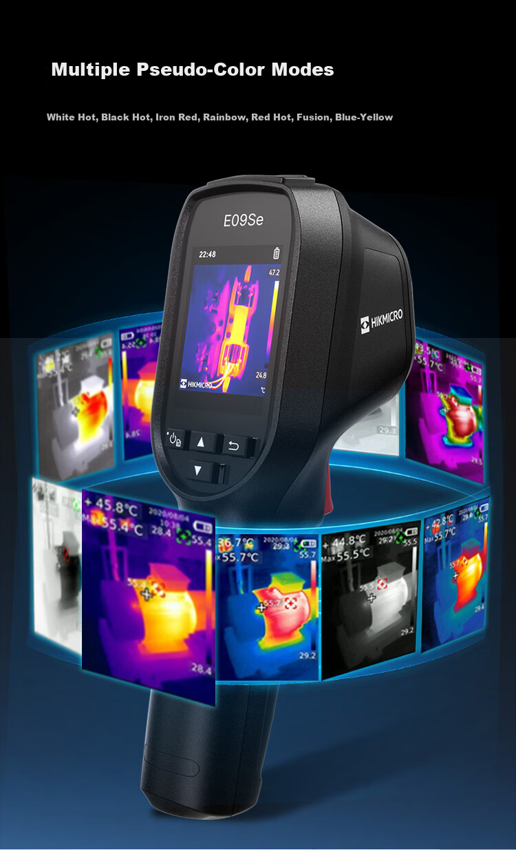 HIKMICRO E09SE Thermal Imaging Camera High-Definition Infrared Thermal Imager Night Vision Industrial Temperature Measurement Floor Heating Leak Detector 8