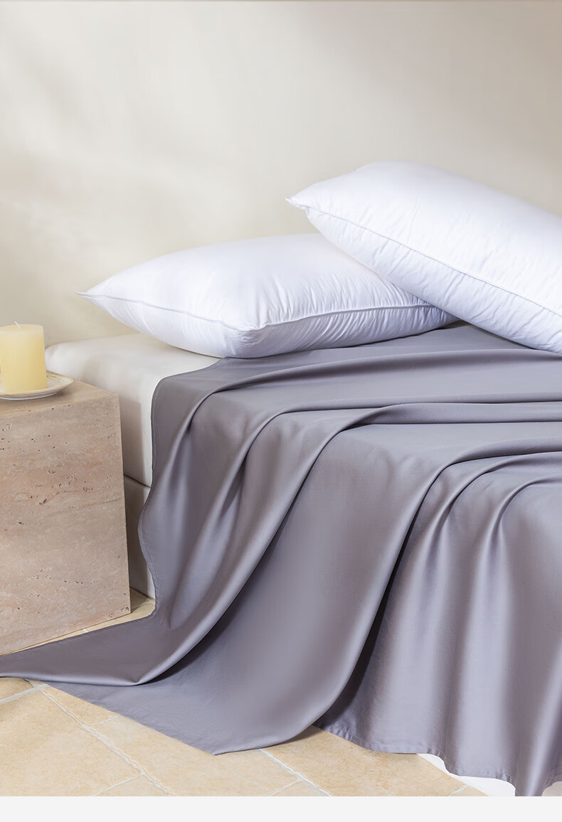 SOMERELLE A-Class Xinjiang Long-Staple Cotton Sateen Bed Sheet Single Piece 100% Cotton for Single/Double Bed 1.2/1.5m 200x230cm 13