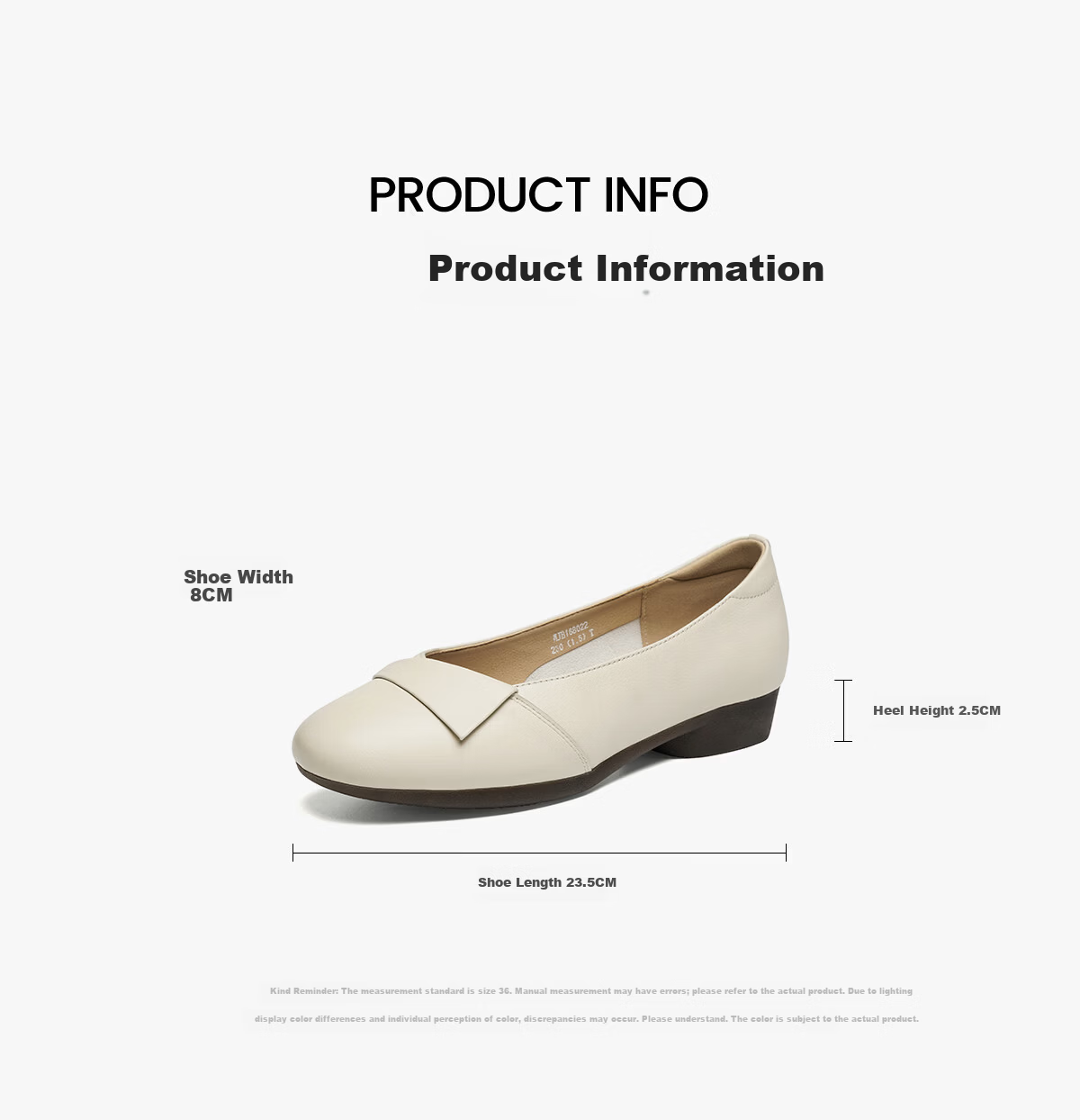 Red Dragonfly Women's Spring 2026 Genuine Leather Soft Sole Flat Comfortable Middle-aged and Elderly Shoes WJB16802 Black Size 35 8