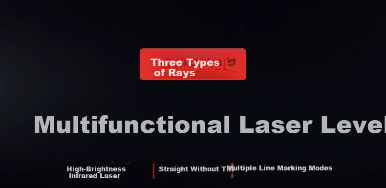 ZhuGu Laser Level High-Precision Multifunctional Infrared Level 4-in-1 with Tape Measure Laser Line Projector 1
