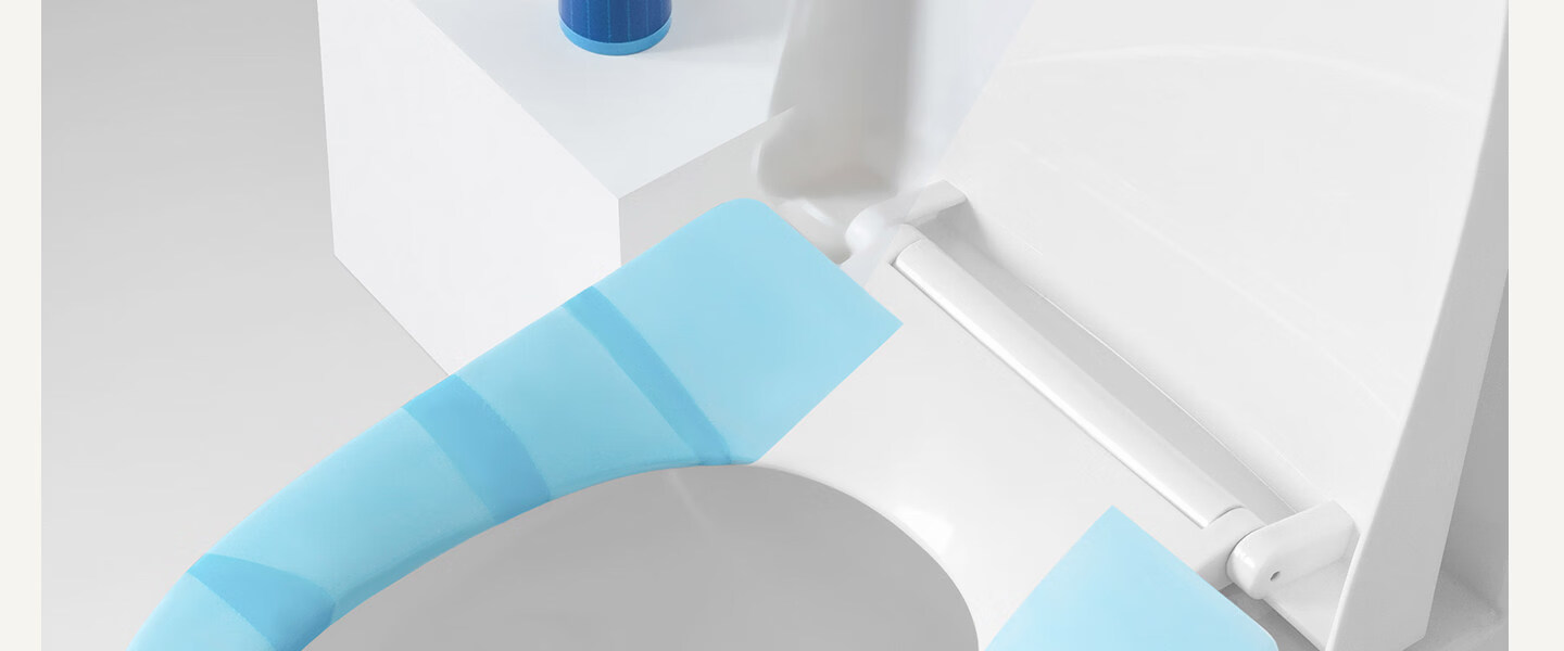 Guxu Disposable Toilet Seat Covers Travel Essential Hotel Toilet Seat Protectors Dental Blue Film 1