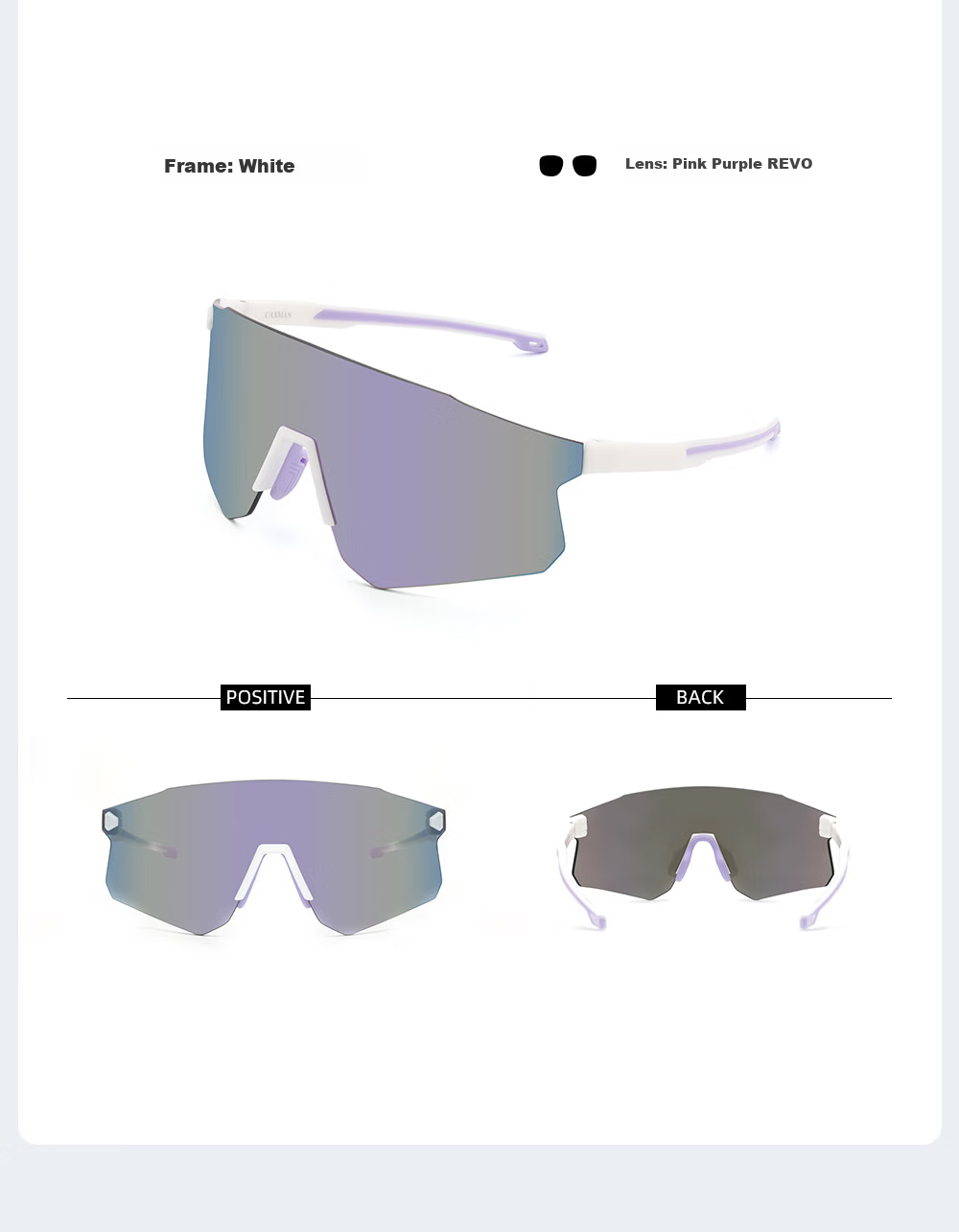Cashman Running Glasses Professional Marathon Sports Sunglasses Windproof Outdoor Sunglasses for Men and Women Cycling Protective Eyewear 19