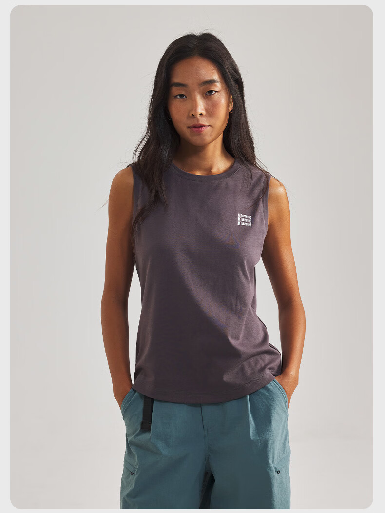 Naturehike Quick-Dry Sleeveless Vest T-Shirt 2026 Summer New Women's Hiking Mountaineering Outdoor Round Neck Loose Breathable Top 16