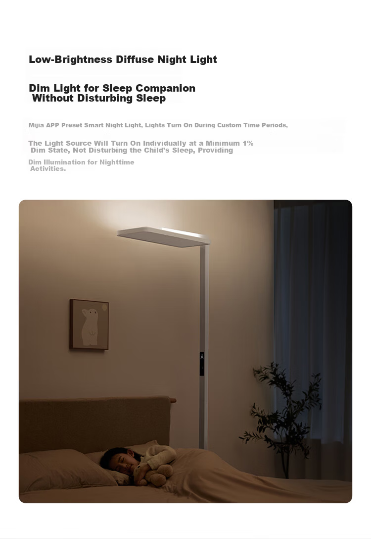 Mijia Xiaomi Vertical Study Lamp 2 Smart Eye Protection Floor Lamp Desk Lamp with Rotatable Lamp Head 16