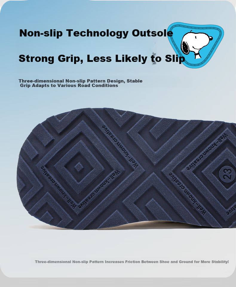 SNOOPY Kids Soft Sole Sports Shoes Baby Shoes Girls Versatile Trainer Boys Casual Shoes 0077 Gray/Blue Size 28 4
