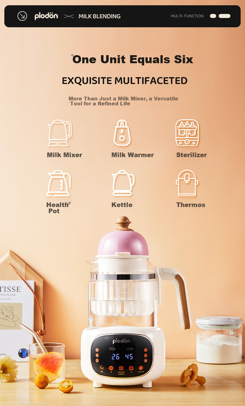 Pulidon Thermostatic Kettle Baby Milk Warmer Household Electric Hot Water Kettle 9