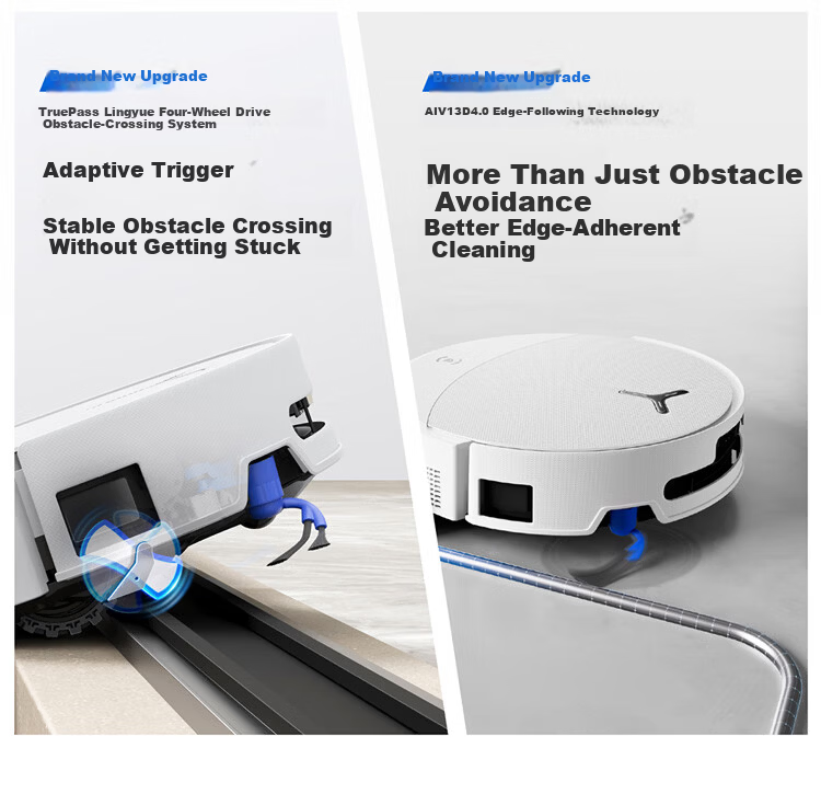 Ecovacs T90 PRO Robot Vacuum Cleaner - New Release, 4-in-1 Vacuum, Mop, Wash, Dry with Automatic Cleaning, Dust Collection, Hot Water Mop Washing, Hot Air Drying, Drum Water Washing, and Water Supply  8