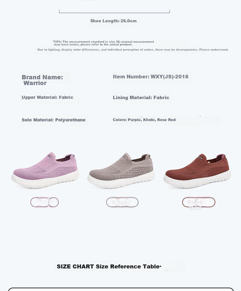 Warrior Mom Shoes Spring Summer New Breathable Cotton Insole Slip-On Mesh Non-Slip Casual Shoes Rose Red Size 37 7