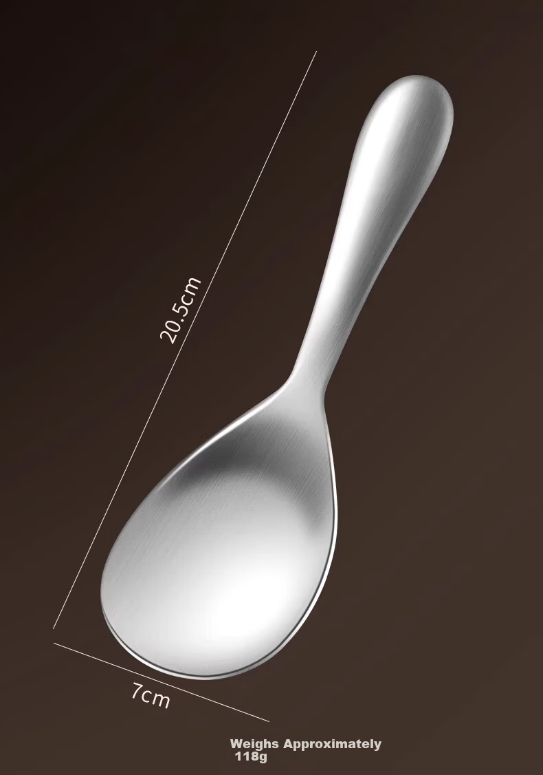 KATEI STORY Japanese 316L Stainless Steel Rice Scoop Non-Stick Food-Grade Rice Paddle for Household Rice Cooker 11