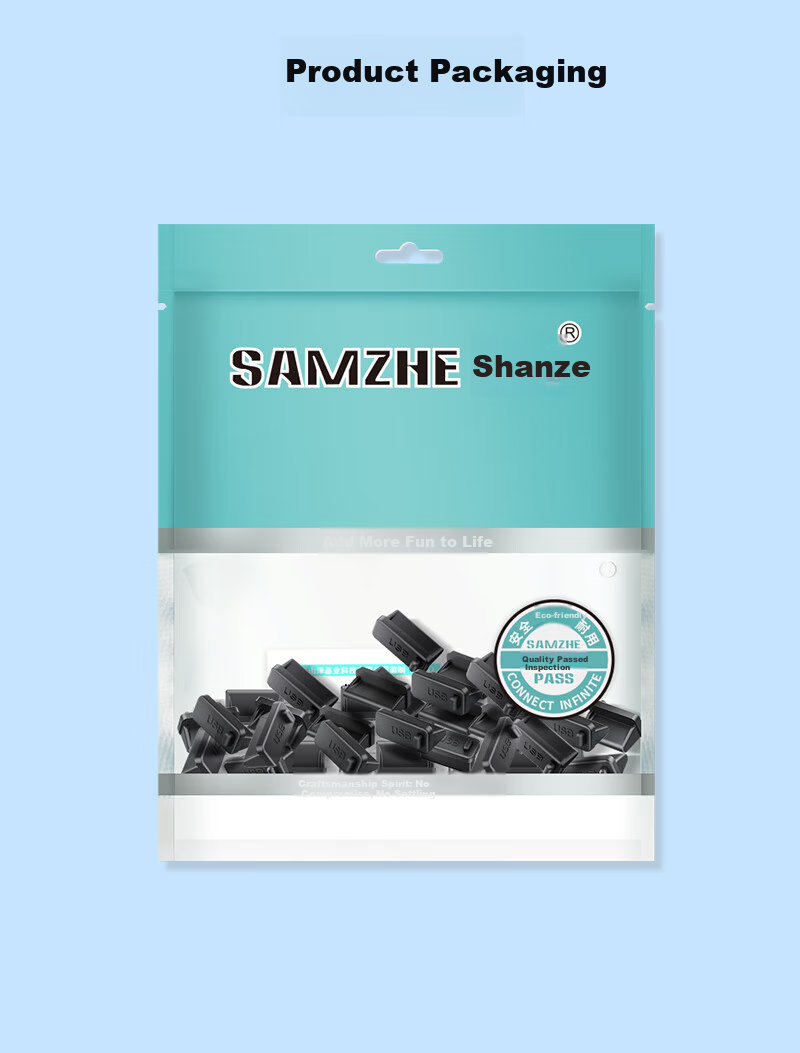 Sanze USB Dust Plug Port Protector Laptop Docking Station USB Cap Environmental Silicone Material 100pcs SZ-USB100 11