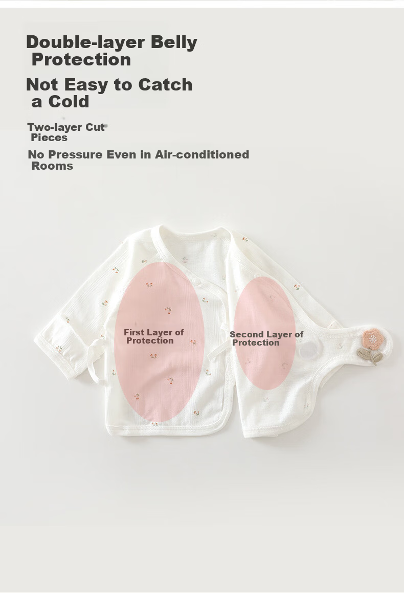October Famous Baby Summer Cotton Infant Half-Back Shirt Newborn Monk Suit Full Moon Outfit Mushroom Squirrel 59 7