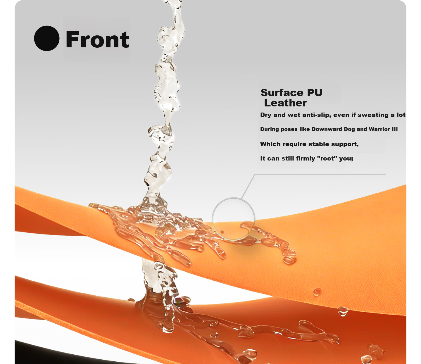 Keep Antibacterial Yoga Mat 2026 New Professional Non-Slip Natural Rubber Fitness Home Women Shock Absorption Soundproof Mat Starry Orange 14