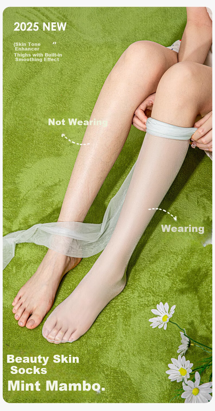 Xueqiman Summer Ultra-Thin Bare-Leg Miracle Seamless Anti-Snag Sunscreen Skin-Beautifying Tights Pantyhose 1