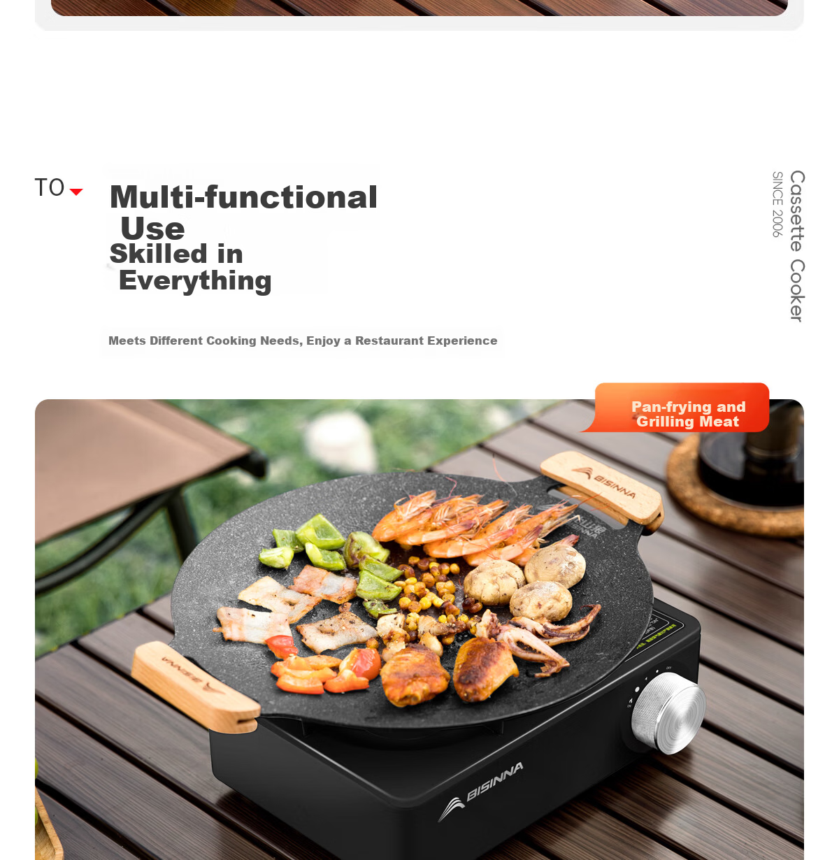 Beishanlang Outdoor Portable Gas Stove Windproof Explosion-Proof Camping Stove High Flame Magnetic Stove Household Gas Cooker Lanye Black 19