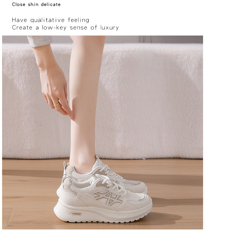 Cartelo Crocodile Women's Summer Breathable Mesh Sports Shoes Lightweight Versatile Sneakers 1802 Mika Size 37 11