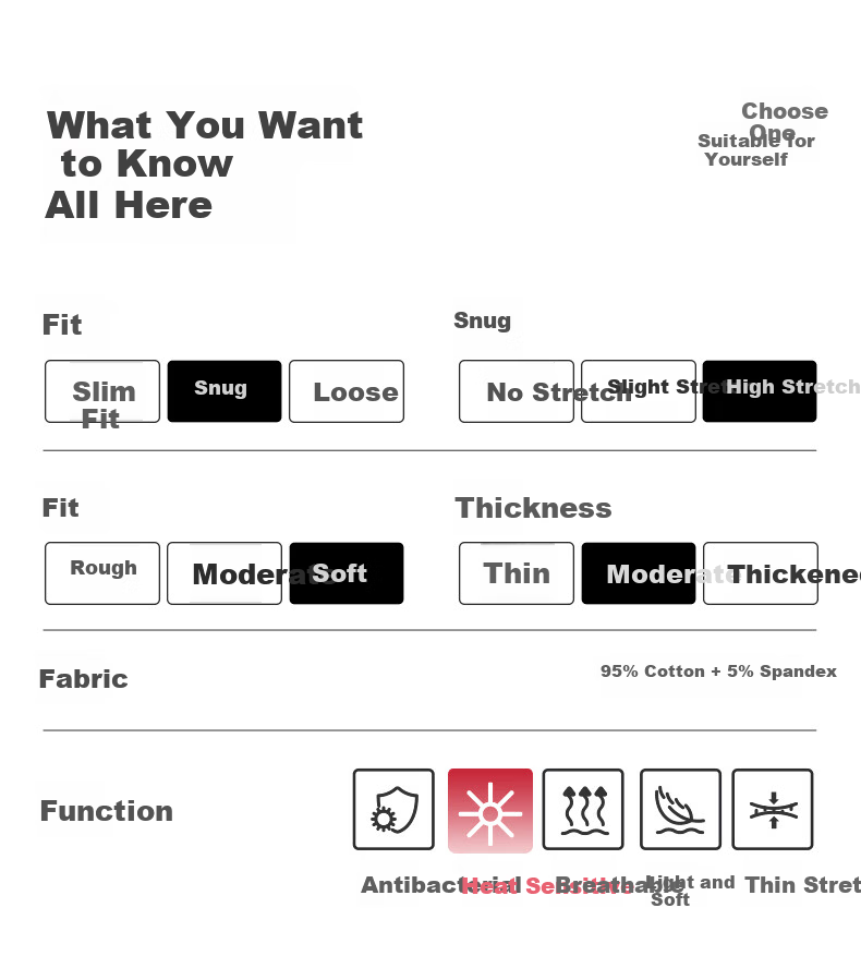 MINISO Pure Cotton Men's Thermal Underwear Set Autumn Winter Round Neck Antibacterial Anti-Static Base Layer Pajamas 8