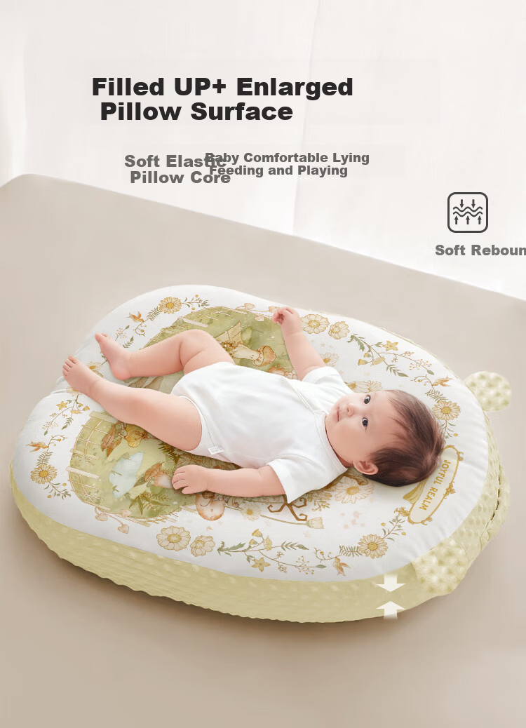 Aibaoshi Baby Incline Pad, Infant Feeding Ramp Pillow, Anti-Spit Aid, Prone Position Cushion, Xingmanhaiyu S713 8