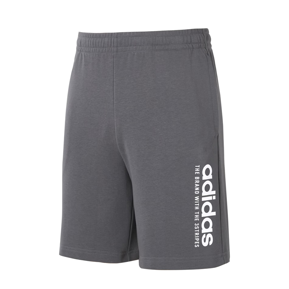 Adidas Men's Shorts, Casual Pants, Sports Pants, Summer Men's Running Quick-Dry Pants, KB9392, Gray, M
