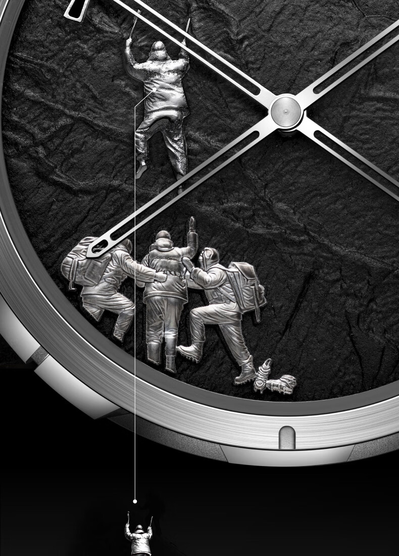 CIGA Design XiJia Everest Dynamic Mechanical Art Watch Men's China 65th Anniversary of Everest Summit Edition 5