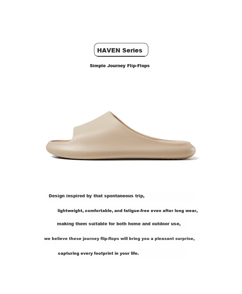 Puxi Youji Men's Casual Indoor Slippers Simple Bathroom EVA Non-Slip Slippers Women Clay Brown Size 40-41 3
