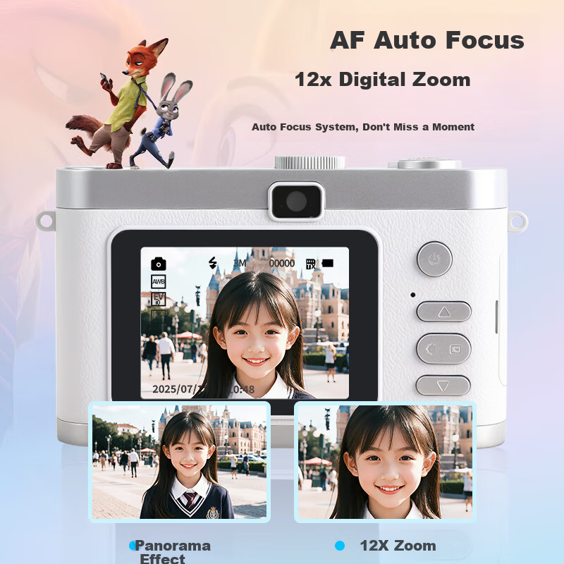 Disney Kids Camera Student CCD Camera HD Camera Boys Girls Birthday Gift Toy XJ13 Mickey